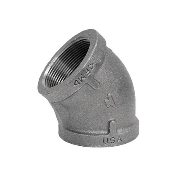 Anvil Anvil 1-1/4 in. FPT X 1-1/4 in. D FPT Black Malleable Iron Elbow 8700126306 - main